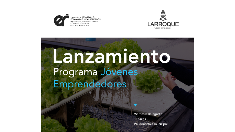 El Programa “Jóvenes Emprendedores” se presenta este viernes en Larroque