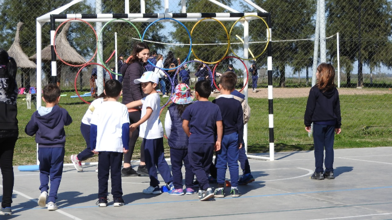 “Juegos Motores” y una nueva instancia deportiva en el marco del Programa Fortalecimiento Educativo del municipio de Larroque