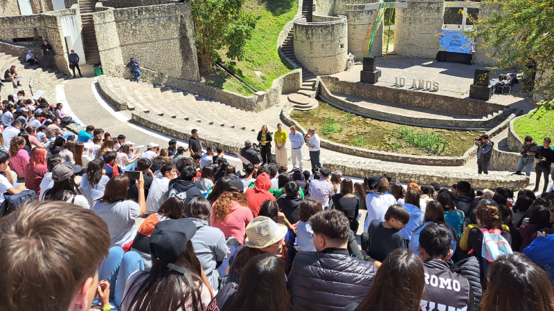 Larroque presente en el Encuentro Provincial de Centros de Estudiantes Secundarios