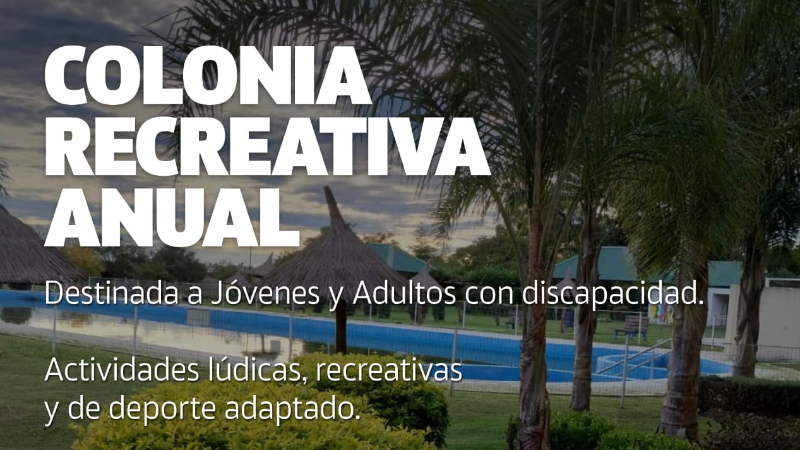 COLONIA RECREATIVA ANUAL - ESPACIO INCLUSIÓN