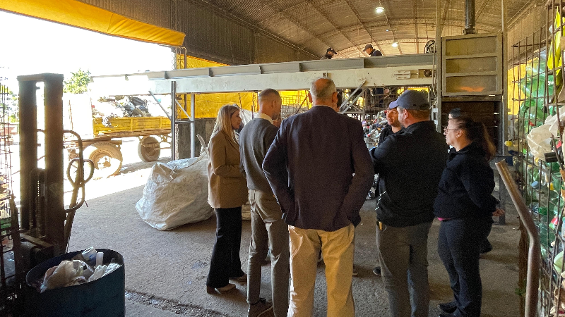 RECIBIMOS LA VISITA DE AUTORIDADES PROVINCIALES EN LA PLANTA DE TRATAMIENTO DE RESIDUOS SÓLIDOS URBANOS ♻️