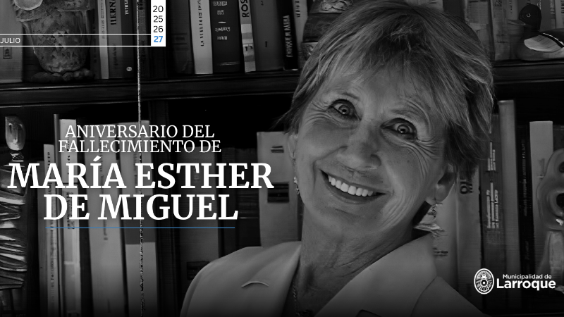 MARÍA ESTHER DE MIGUEL: MEMORIA Y LEGADO DESDE LARROQUE