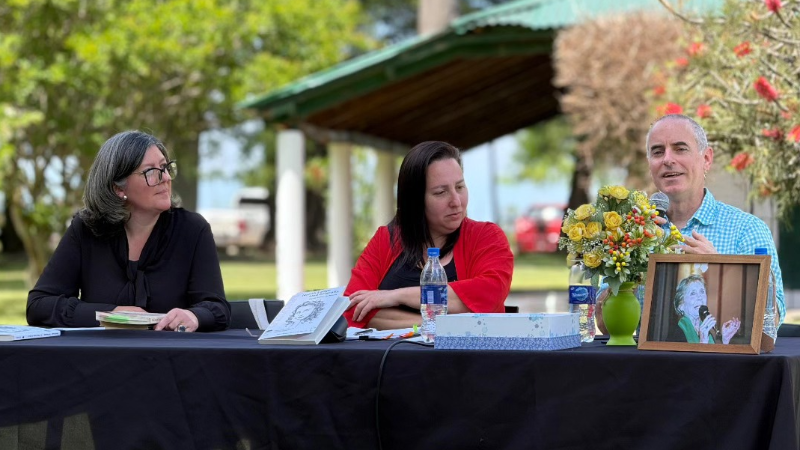 PRESENTARON LA RENDICIÓN DEL LIBRO "NORAH LANGE" EN LA CASA MUSEO LA TERA