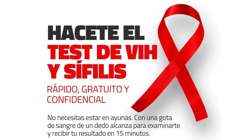 JORNADA DE TEST R+APIDO DE VIH Y SÍFILIS EN EL PARQUE DE LA ESTACIÓN