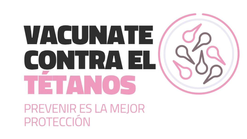 VACUNACIÓN ANTITETÁNICA: CUIDÁ TU SALUD ESTE LUNES