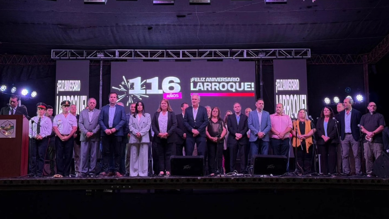 LARROQUE CELEBRÓ SU 116° ANIVERSARIO