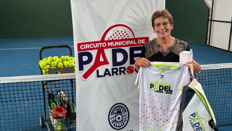 EL CIRCUITO MUNICIPAL DE PADEL RECONOCE A DORA LANDINI