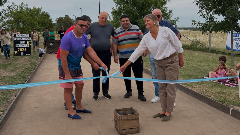 SUEÑO CUMPLIDO: INAUGURACIÓN DE LA CANCHA DE BOCHAS PARA ADULTOS MAYORES