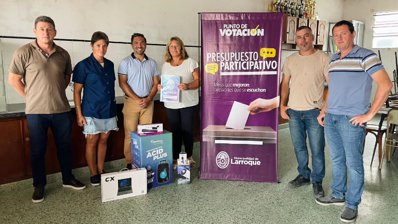 CONTINÚAN LAS ENTREGAS DEL PRESUPUESTO PARTICIPATIVO 2025