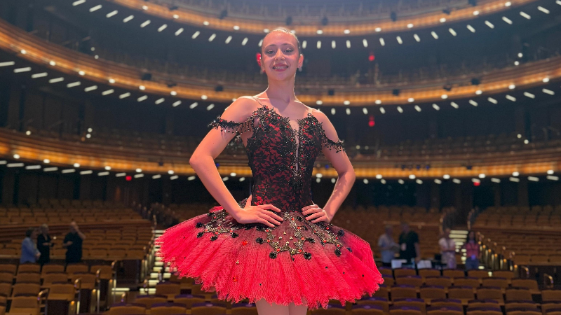 ANNA GERVASONI GIORDANO ENTRE LAS MEJORES BAILARINAS DEL WORLD BALLET COMPETITION EN ESTADOS UNIDOS