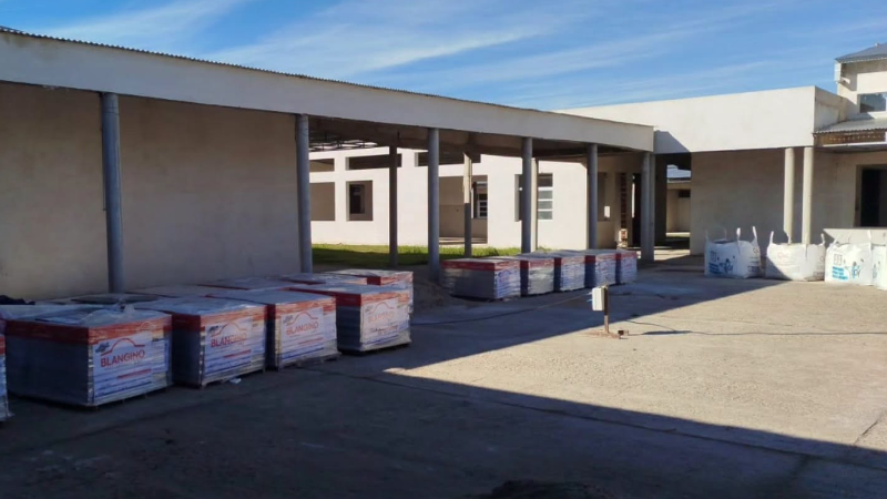 COMENZÓ LA ETAPA FINAL DE LA OBRA DE LA ESCUELA TÉCNICA