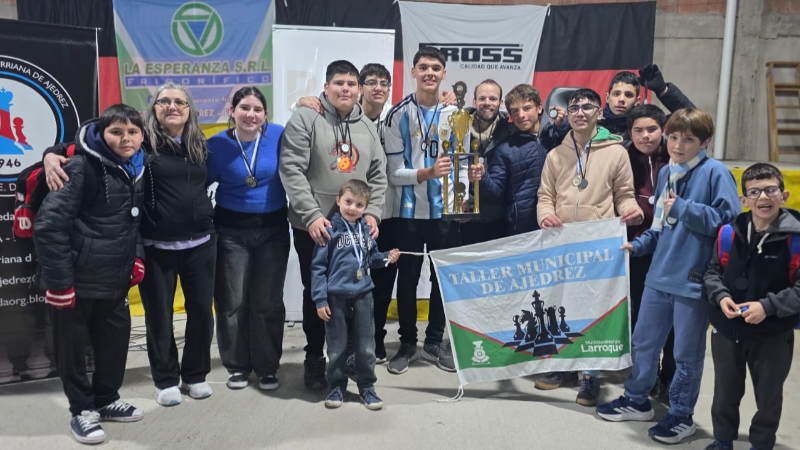 EL AJEDREZ DE LARROQUE SE DESTACÓ EN EL TORNEO PROMOCIONAL Y ESCOLAR ENTRERRIANO 2026