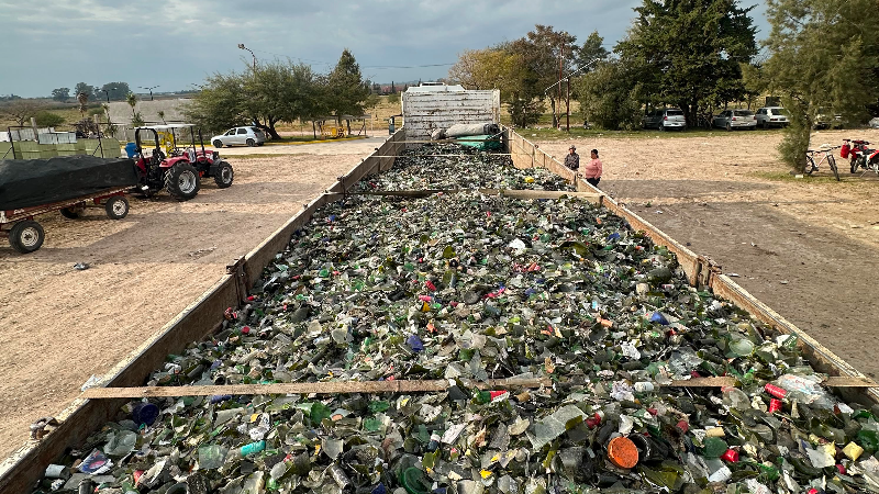 LARROQUE RECUPERÓ MÁS DE 53 MIL KILOS DE MATERIALES DURANTE JULIO